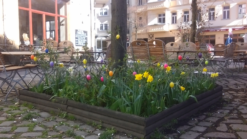 Urban gardening und bunte Ostereier